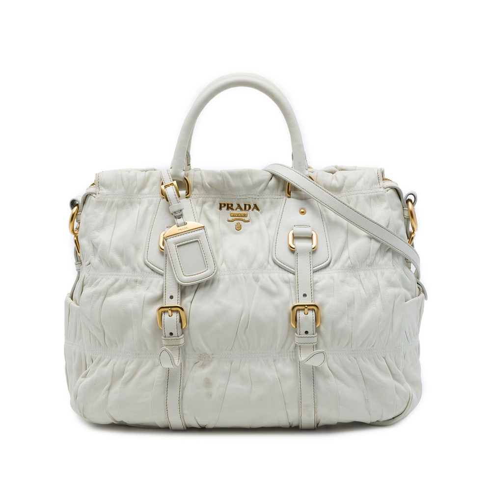 Pre-Loved Prada Nappa Gaufre Satchel